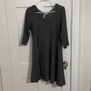 Gray Alya 3/4 sleeve dress